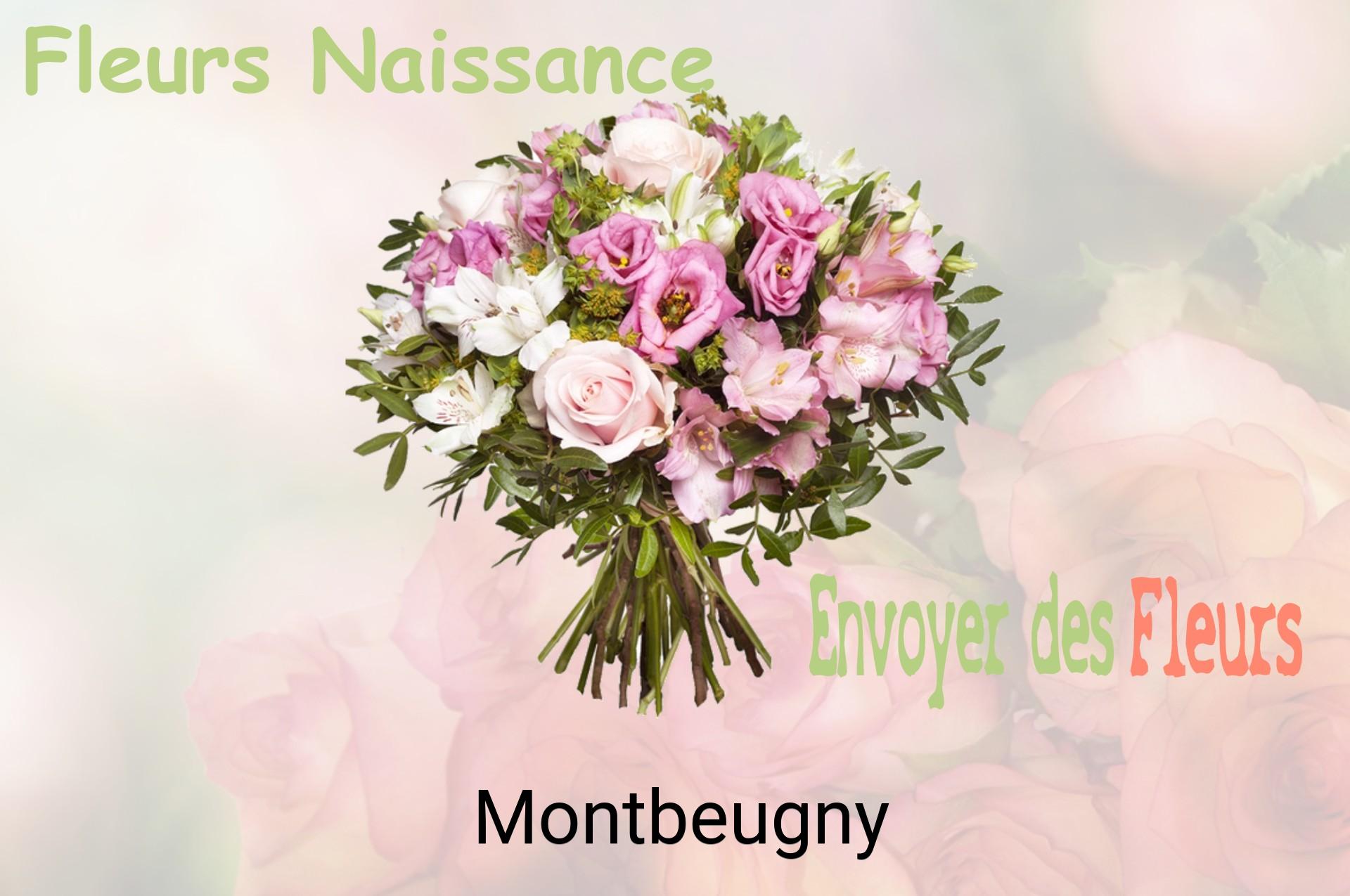 Bouquet de fleurs de naissance livré à Montbeugny
